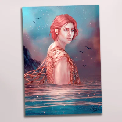 Fine Art Print Fischer Vaelen Melodie der Asche - BL / Boyslove / Queer / High Fantasy Buch (signiert)