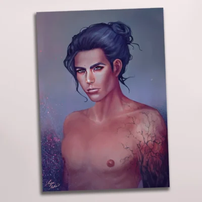Fine Art Print Lazair - Melodie der Asche - BL / Boyslove / Queer / High Fantasy Buch (signiert)